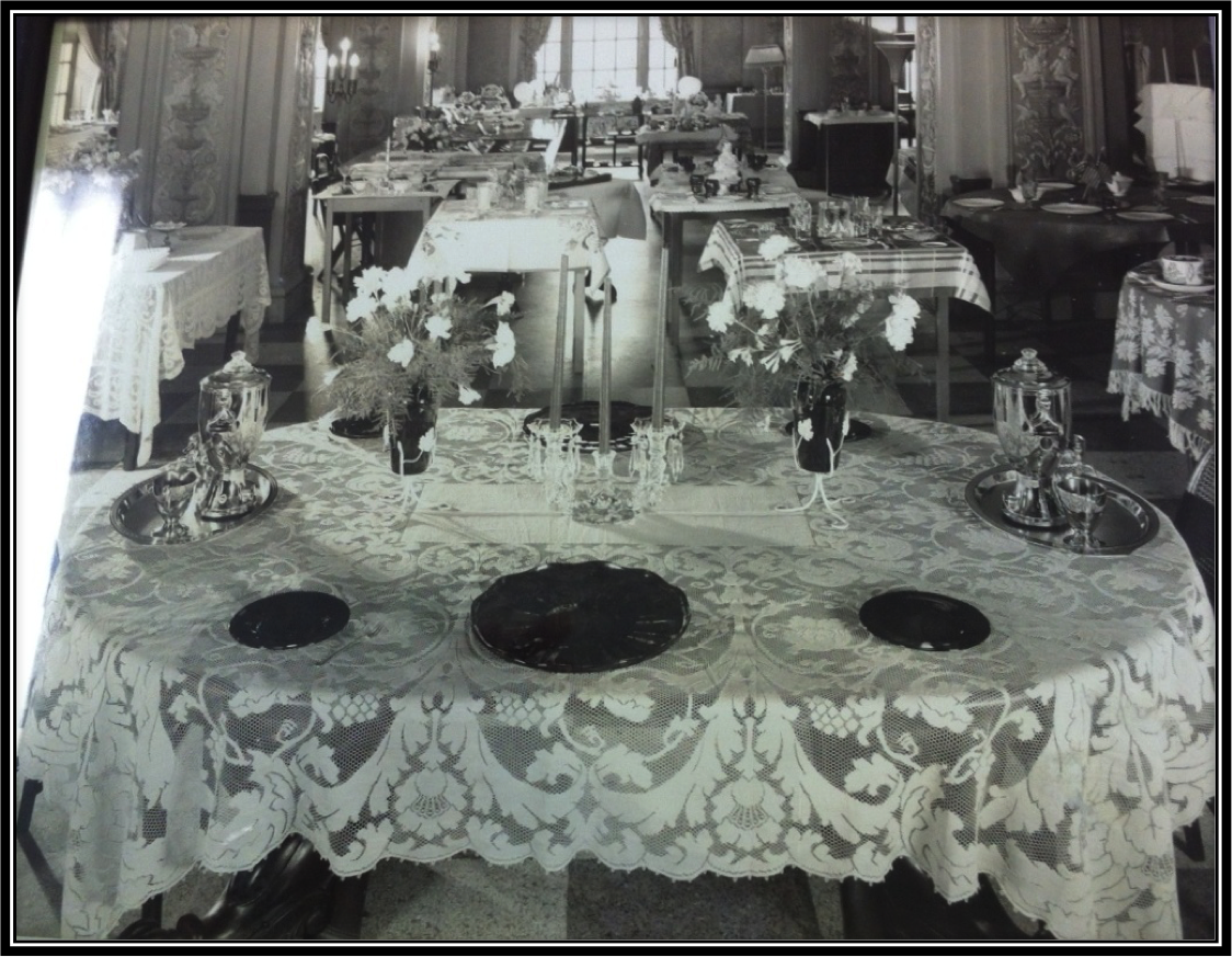 Typical Table Setting of the 1930’s